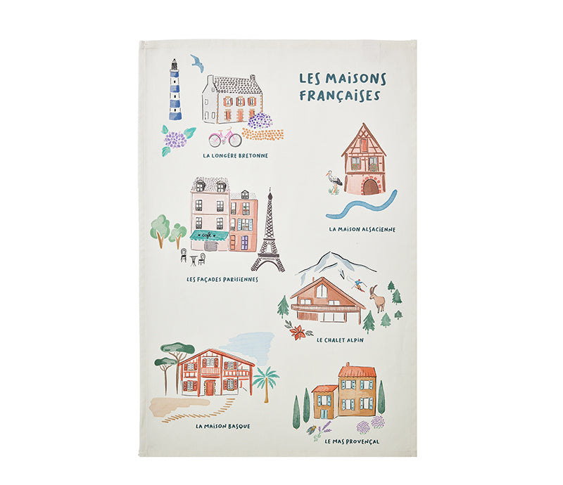 Coucke Maisons Françaises Tea Towel