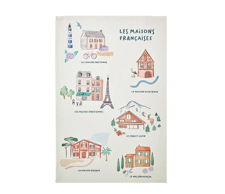 Coucke Maisons Françaises Tea Towel