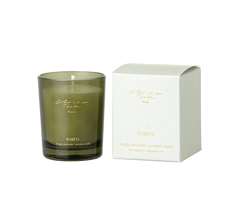 Christian Tortu 190g Bougie Parfumée Forêts