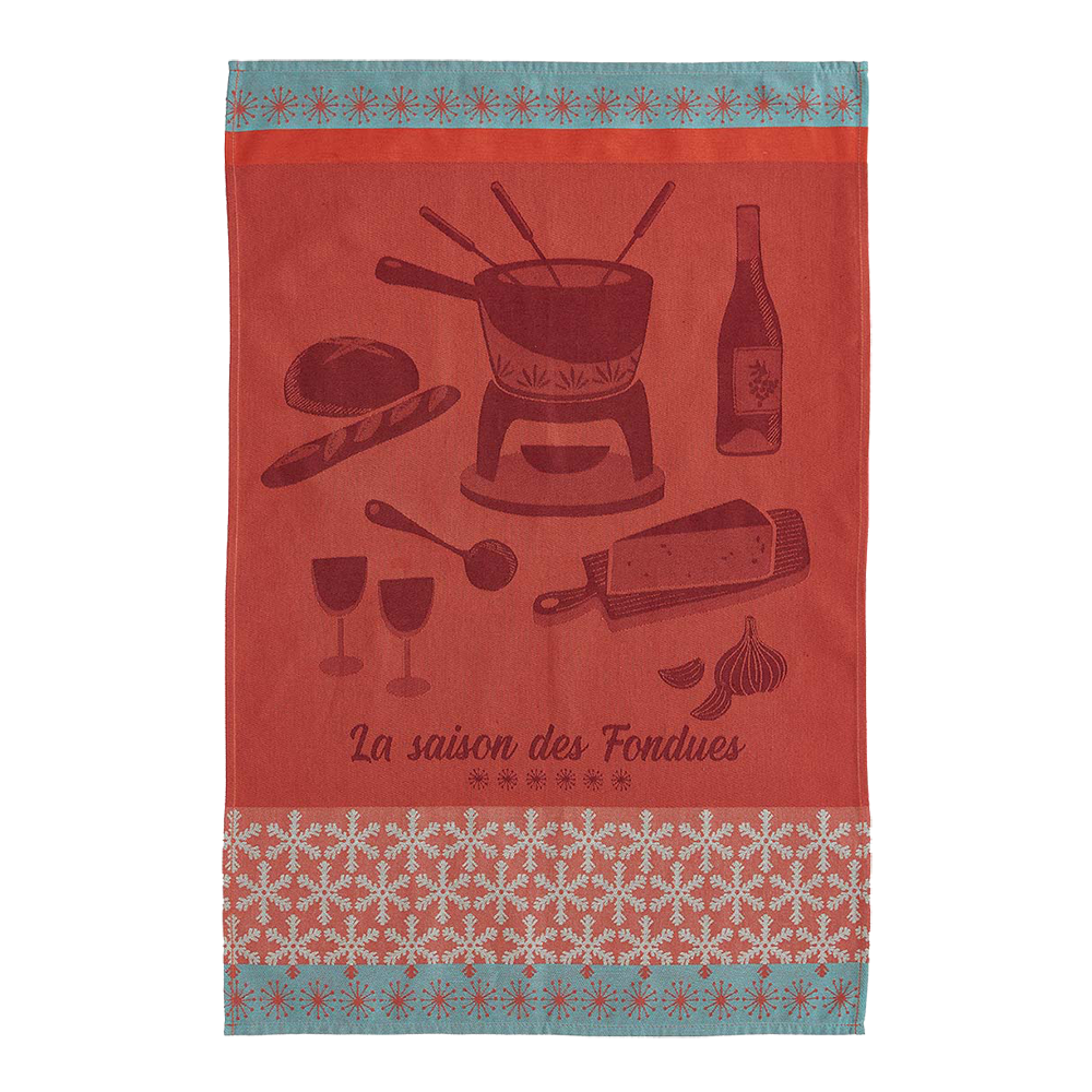 Coucke La Saison des Fondues Tea Towel