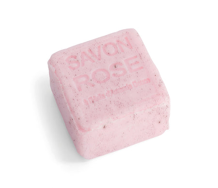 Maître Savonitto Rose Exfoliating Cube Soap 265g