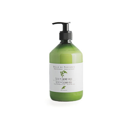 Belle de Provence Olive & Cucumber-Basil 500mL Hand and Body Lotion