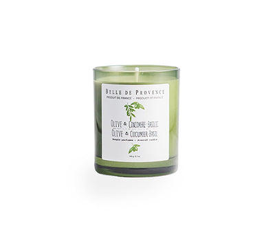 Bougie Parfumée Belle de Provence Olive & Lavande 190g