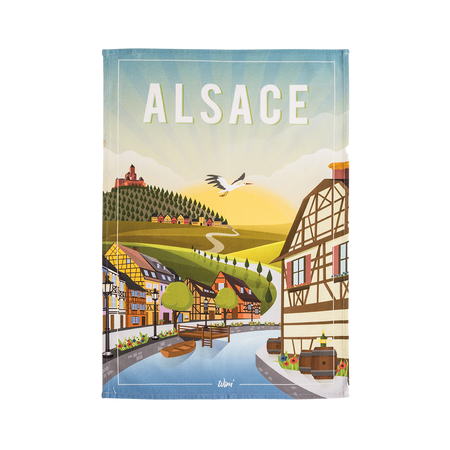 Coucke WIM Alsace Tea Towel