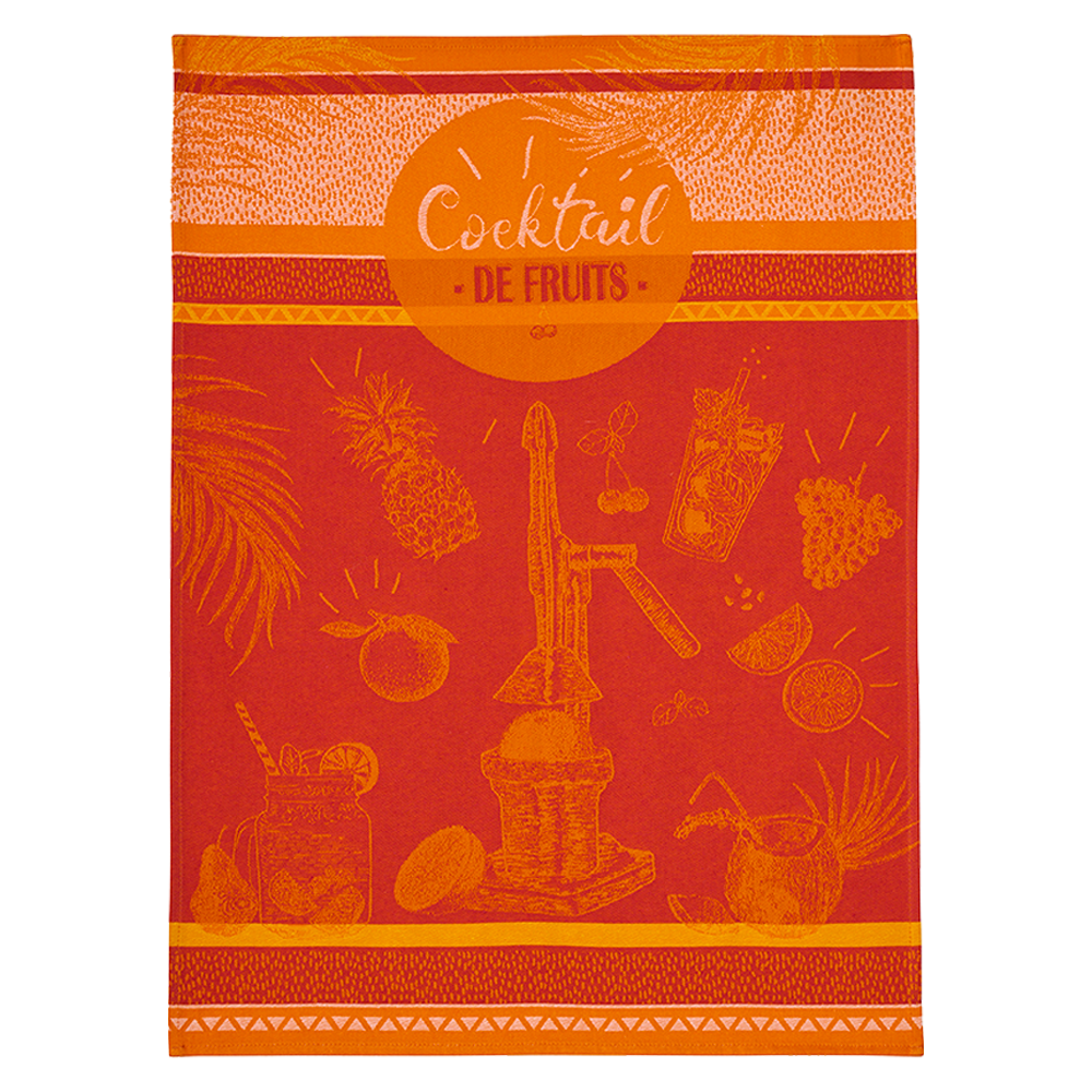 Coucke Cocktail de Fruits Tea Towel