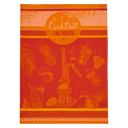Coucke Cocktail de Fruits Tea Towel