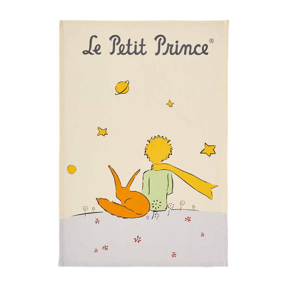 Coucke Petit Prince et le Renard de Dos Tea Towel