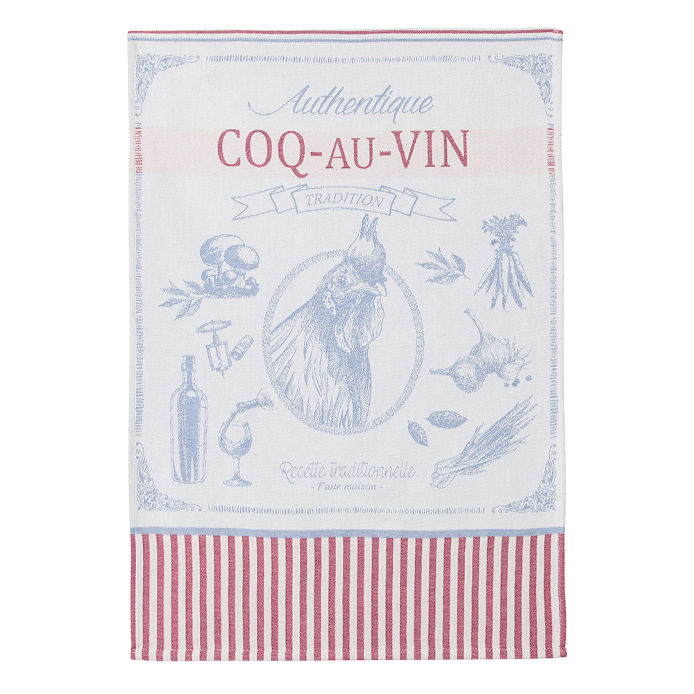 Coucke Coq au Vin Tea Towel