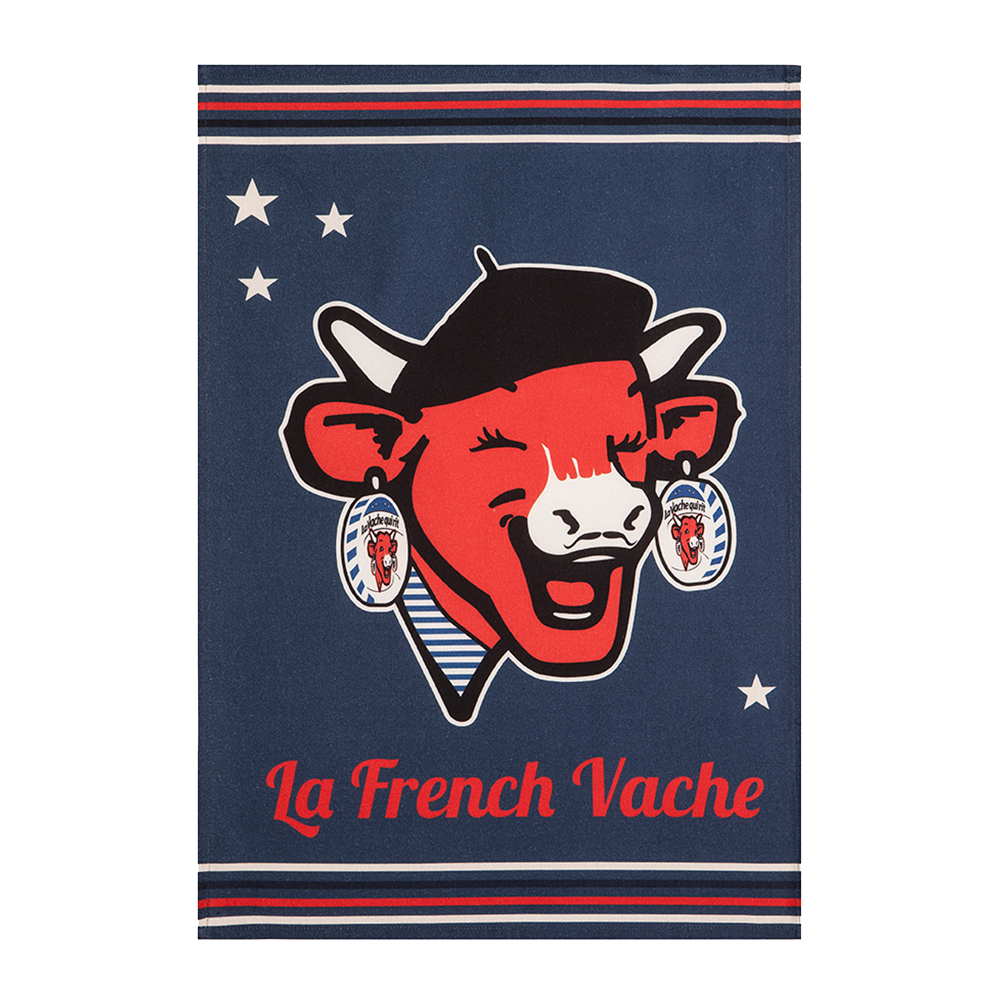 Coucke La Vache Qui Rit French Vache Tea Towel