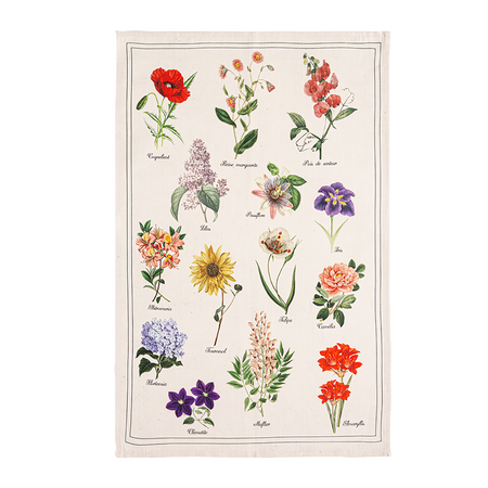 Coucke Herbier Tea Towel