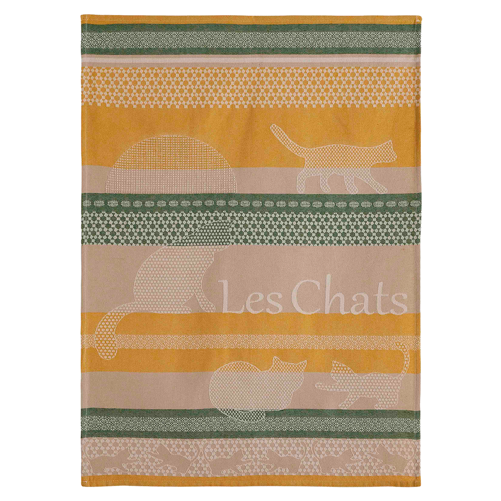 Coucke Les Chats Tea Towel