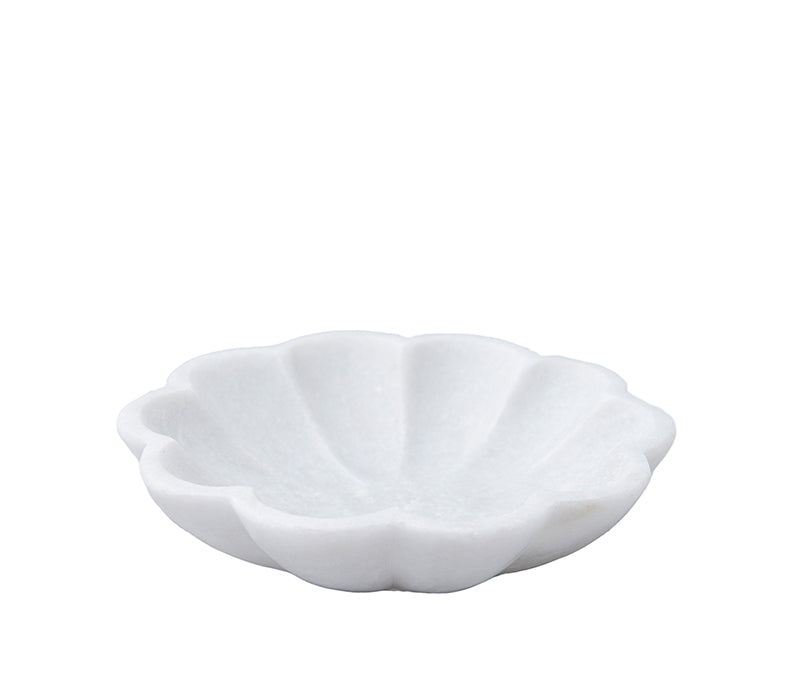 Belle de Provence Marble Scalloped Bowl