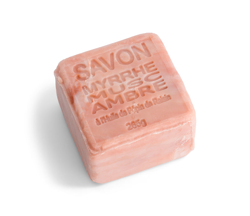 Maître Savonitto Amber Musk Cube Soap 265g