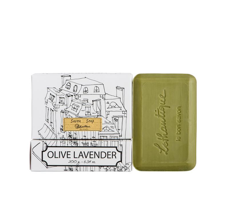 Lothantique 200g Bar Soap Olive Lavender - Lothantique Canada