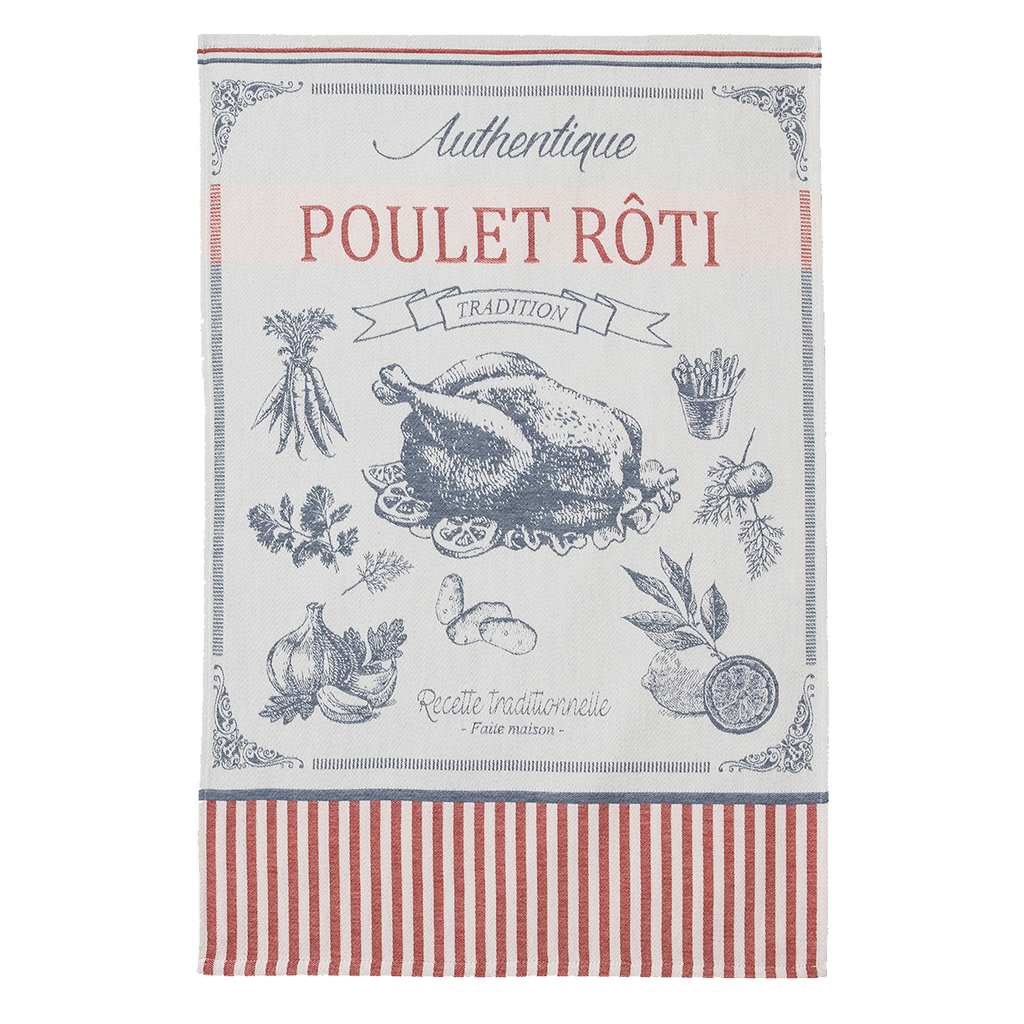 Coucke Poulet Rôti Tea Towel