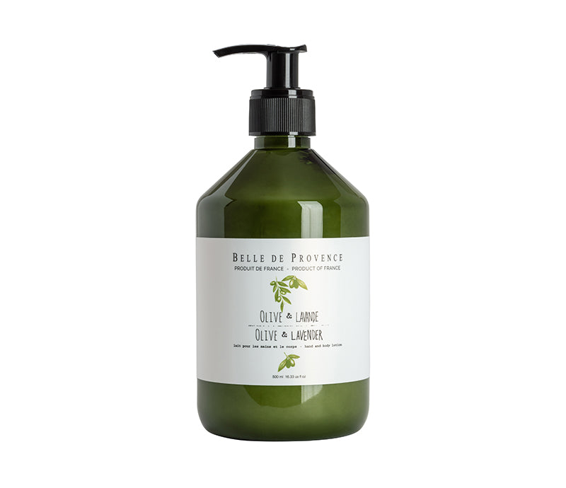 Belle de Provence Olive & Lavender 500mL Hand and Body Lotion - Lothantique Canada