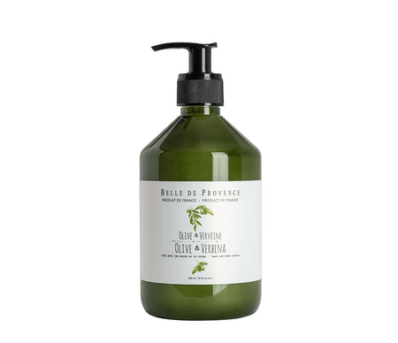 Belle de Provence Olive & Verbena 500mL Hand and Body Lotion - Lothantique Canada