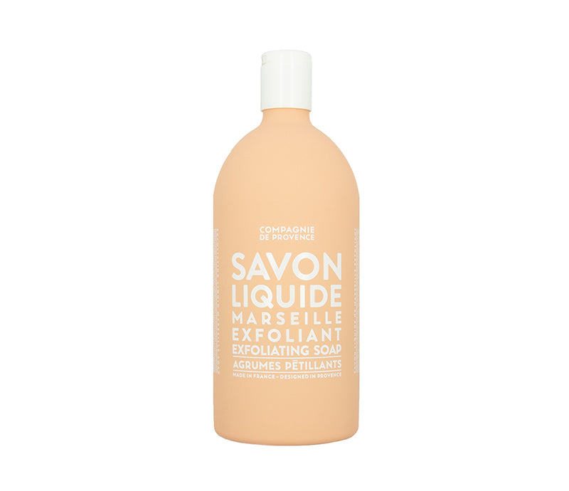 Compagnie de Provence 1L Liquid Exfoliating Soap Sparkling Citrus Refill - Lothantique Canada
