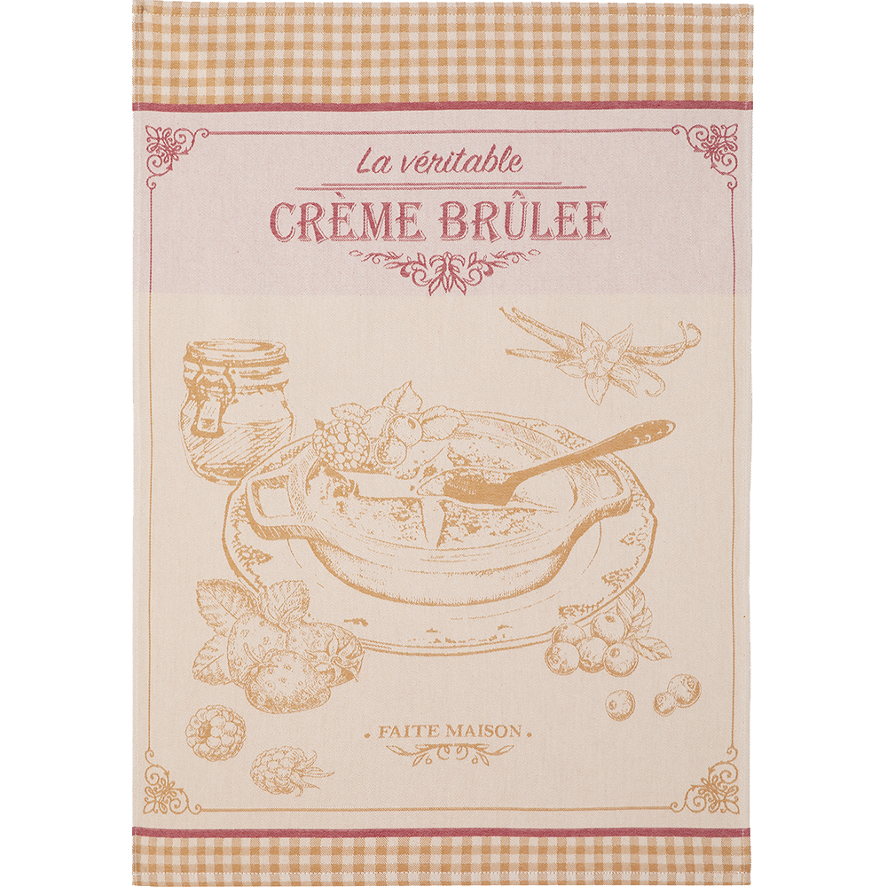 Coucke Crème Brulee Tea Towel