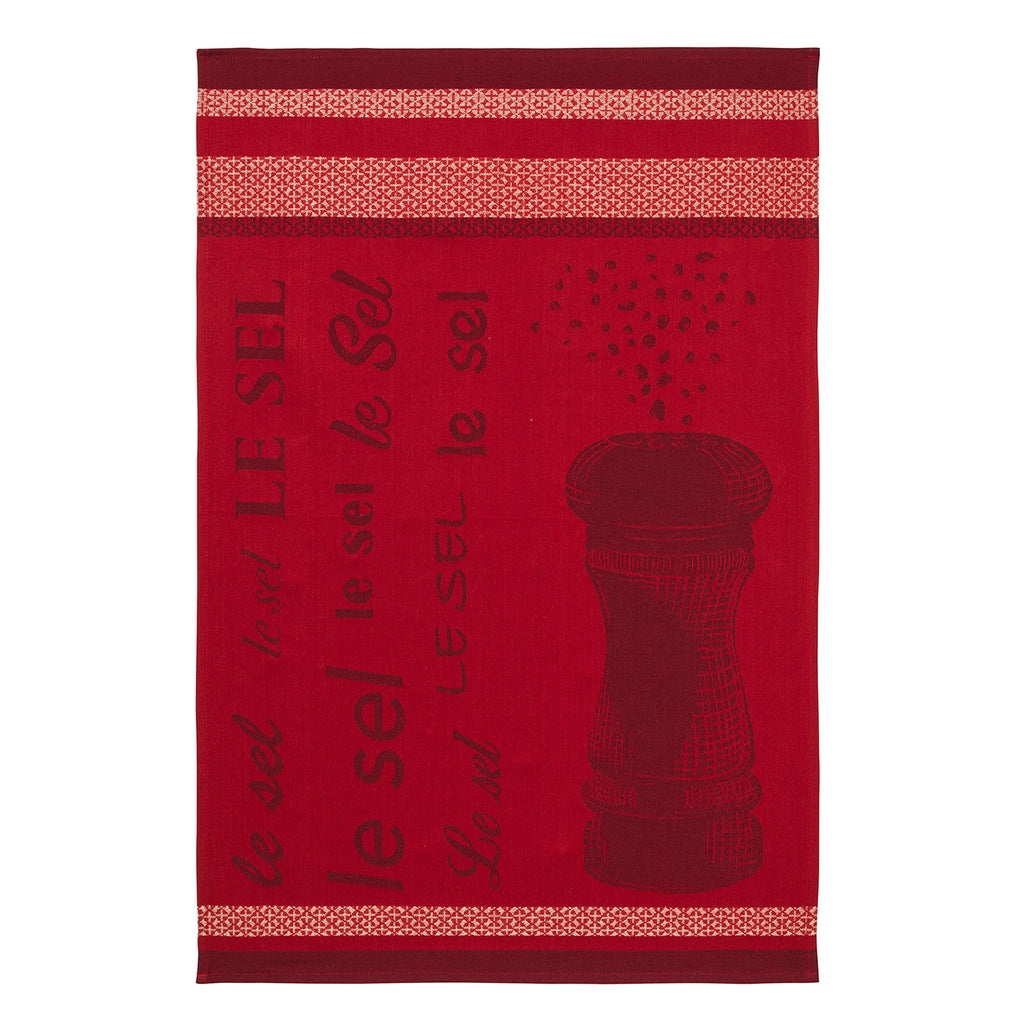 Coucke Sel Rouge Tea Towel